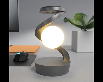 LunaDock – Moon Lamp with Wireless Charging