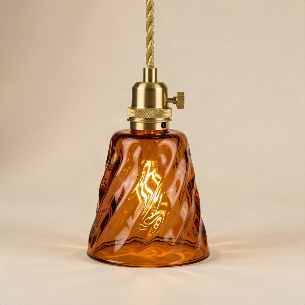 Brass Lampholder and Twisted Flex