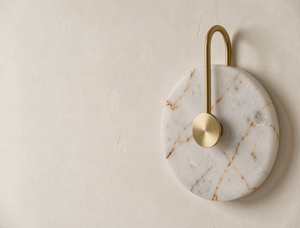 Artificial Marble and a Slim Metal Rod