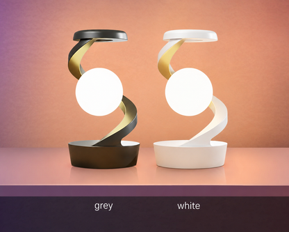 LunaDock – Moon Lamp with Wireless Charging