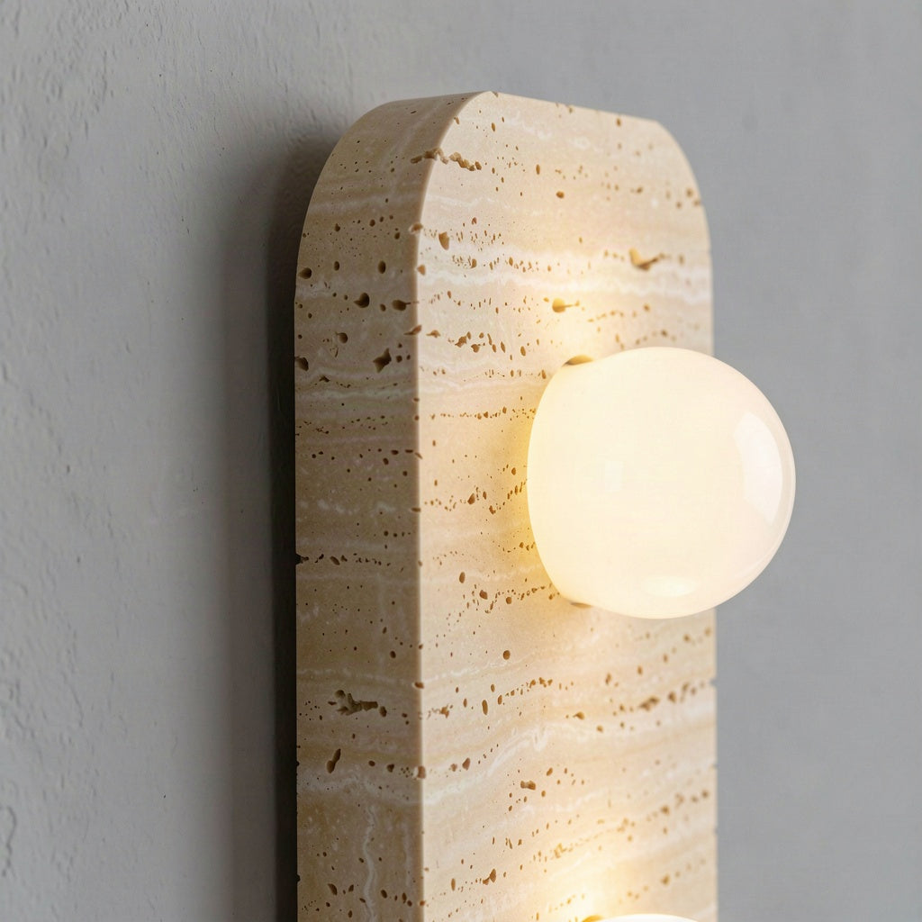 Cut From Natural Yellow Travertine